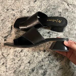 Matisse Goddess Black Leather Sandals